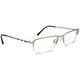 Burberry Eyeglasses B 1257 1005 Silver/Plaid Half Rim Frame Italy 53[]18 140
