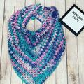 Crochet Triangle Scarf| Hand Knit Shawl Boho Shawl| Women Winter Accessories| Fall Scarf