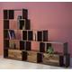 Konk ‖ Wynn Modular Storage [Walnut] Bespoke Sizes Available Industrial Cupboard Shelving, Bookcase, Bookshelf