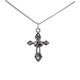 Celtic Cross Sterling Silver Pendant On 18