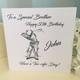 Personalised Golf Birthday Card - Son Dad Grandad Brother -Any Age Retirement-Card For Golfer