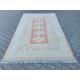 Area Rug, Oushak Turkish Vintage Wool Carpet Living Room Oriental Rug, Authentic 6'2'' Feet X 9'4''