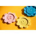 Smile Flower Mould Silicone Mould Happy Face Tray Dish Trinket Concrete Mould Smile Sunflower Coaster Jesmonite