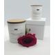 Handpoured Damson Plum, Rose & Patchouli Scented 100% Natural Soy Candle/ Highly Scented/ 3 Sizes/ Home Decor/ Fragranced Candle