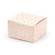 Light Pink Gift Boxes With Gold Polka Dots, Set Of 10, Thank You Boxes, & Favour Wedding Baby Shower