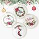 Christmas Wreath Embroidery Full Kit For Beginners|Diy Craft Adult| Hand Supplies|Diy Hoop Art-8 Inches
