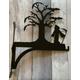 Grim Reaper Stood By Tree Full Of Bats Heavy Duty Hanging Basket Bracket