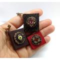 Miniature Halloween Notebook With Glass Eye For Blythe. Book. Tiny Magic Notebook