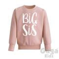 Big Sis Kids Sweatshirt, Sister Sibling Sweater