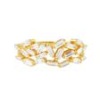 14K Solid Yellow Gold Ring, Natural Diamond Baguette Handmade Ring Jewelry, Jewelry Gift For Women, Rn-4980