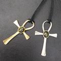 Connemara Marble Ankh Cross Necklace.connemara Pendant Gold Or Silver Pendant.irish Jewelry Design Mystical Gift