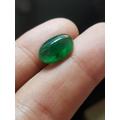 10×14mm Natural Emerald Oval Shape Cabochon Loos Jewell Making Gemstone