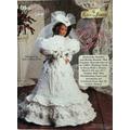 Ladies Of Fashion Megan's Wedding Gown Crochet Bed Doll Pattern Barbie Dress Original Pattern