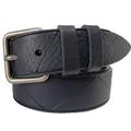 Italian Single Skin Bull Hide Leather Belt Darkest Navy Blue 40mm