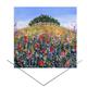 Tree Greeting Card - Flower Handmade Card-Birthday Card-Original Art Card-Blank Note Card- Green Northumberland-Uk