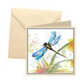 Dragonfly Greetings Card, Blank Birthday Dragonfly Wildlife Thank You Card