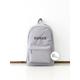 Grey Personalised Name/Initials Unisex Mini Lightweight Nursery School Backpack Rucksack Bag Children | Infant Kids Toddler Adults