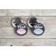 Team Pink & Blue Chalkboard Style Football Gender Reveal Pins. Perfect For Themed Party