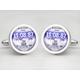 Personalised Tax Disc Cufflinks 1987 To 1992