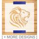Custom Stencil, Lion Crafts, Commercial Use, Painting, Airbrush, Spray Paint, Designs