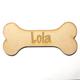 Personalised Dog Bed Name/Bone Shaped Sign Pet Tag Kennel Lover Present Puppy