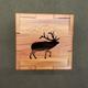 Carved Wooden Elk Trinket Box Made in The Usa