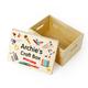 Personalised Children's Arts & Crafts Wooden Storage Box, Childrens Bedroom Art Birthday Or Christmas Present, Supplies Box