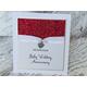 Ruby Wedding Anniversary Card, Personalised Handmade 40Th Congratulation Card