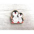 Kitchen Penguins, Little Aprons & Rolling Pin, Baking, Wooden Spoon, Penguin, Fridge Magnet