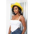 Women's Yellow Wide Brim Fedora