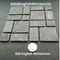 Real Slate Miniature Flagstones, Over 80 Years Old For Dolls House Floors, Model Railways, Battlefields, War Games, Mosaic, Wall Art, Crafts