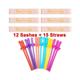 12 X Rose Gold Sash & 15 Willy Straws, Hen Party Sash, Novelty Package, Bridal Shower Gifts, Bachelorette Favours