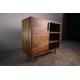 Hoppe Bar Cabinet, Wine Bottle Storage | Shown in Walnut