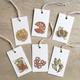 Pub Grub Gift Tags/Parties Birthday Favors Culinary Bar Food Snacks Wings Pretzels Pizza Jalapeno Poppers Chips
