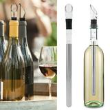 ODOMY Wine Bottle Cooling Cooler Stainless Steel Wine Bottle Cooler Stick Perfect Wine Accessories Gift