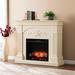 Sicilian Touch Screen Electric Fireplace - Ivory - SEI Furniture FR9275