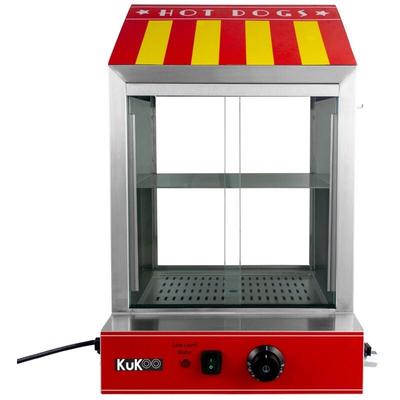 KuKoo Elektrischer Würstchenwärmer Wurstwärmer Hot Dog Wärmer Dampfmaschine Bockwurstwärmer Hotdog