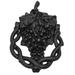 Mystic Colonial Hardware Sakega Cast Iron Grape Vine Door Knocker - Antique Vintage Period Door Knocker in Black | 6.4 H x 5 W x 1 D in | Wayfair