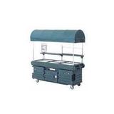 Cambro CamKiosk Navy Blue Cart Only with Canopy 6 Pan screenshot. Refrigerators directory of Appliances.