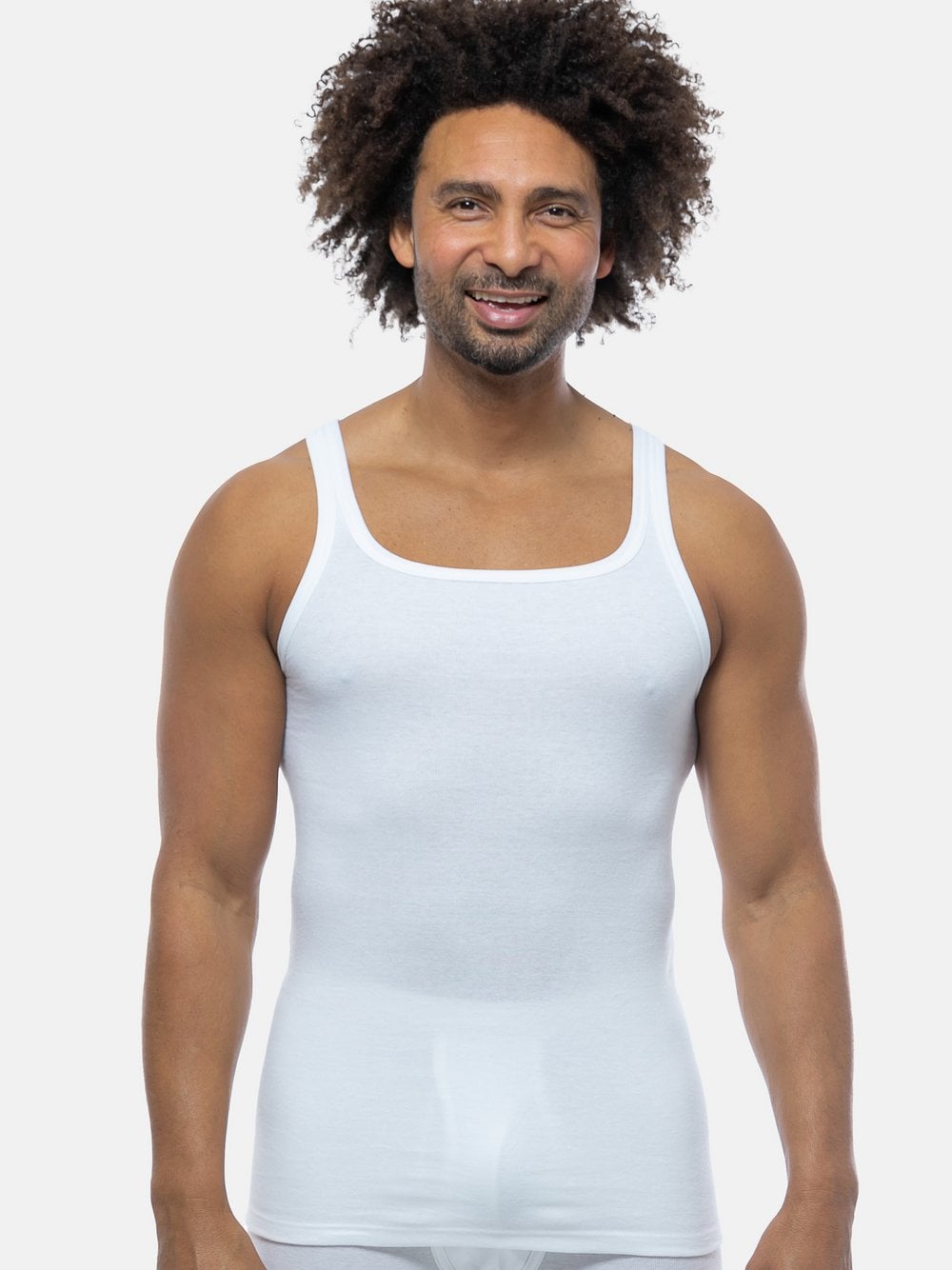 con-ta Unterhemd / Tanktop Herren weiß, XXL Image