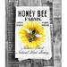 East Urban Home Modern Farmhouse Honey Bee Flour Sack Tea Towel Kitchen Flour Sack, Cotton in Yellow | 27 H x 27 W in | Wayfair