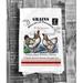 East Urban Home French Country Farm Chickens Flour Sack Tea Towel Kitchen Flour Sack, Cotton in Pink | 27 H x 27 W in | Wayfair