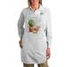 The Holiday Aisle® Vintage Easter French Bunny Cotton Apron Cotton in Gray | 30 H x 22 W in | Wayfair 00842152C26C4425B140FBD7BFCD3065