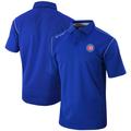 Men's Columbia Royal Chicago Cubs Omni-Wick Shotgun Polo