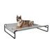 Veehoo Original Cooling Elevated Dog Bed Raised Dog Cot with Washable Mesh X-Large Grey