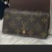 Louis Vuitton Bags | Authentic Louis Vuitton Monogram Tresor Wallet Or Cross Body | Color: Brown | Size: W 5.6″ X H 3.5″ X D 1″ (Approx.)