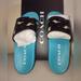 Coach Shoes | Coach Udele Musical Owls Pool Slides Sandals Flip Flops Shoes Sz 9 Black/ Blue | Color: Black/Blue | Size: 9
