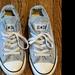 Converse Shoes | Converse All Star Baby Blue Sneakers Women Size 7 Raw Edge | Color: Blue | Size: 7