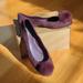 Michael Kors Shoes | Michael Kors Remi Pom Flats Size 8 Mulberry Purple Color | Color: Purple | Size: 8