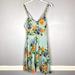 Free People Dresses | Intimately Free People Floral Dress | Color: Blue/Green | Size: M